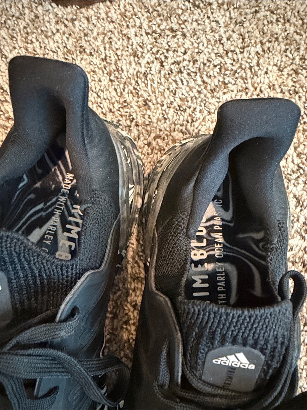 adidas Black Knit Sneakers ultraboost glam-pack Marble prime blue - Picture 5 of 13